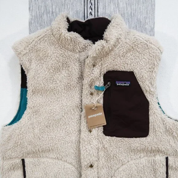 Patagonia Teal and Brown Vest - Picture 3 of 12